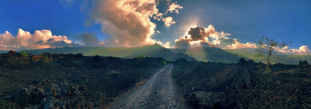 Routes volcaniques du Mont Batur